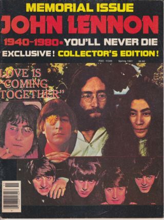 John Lennon Memorial Issue,  1940 - 1980 You 