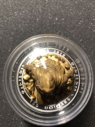 $100 2018 Fine Silver Sculpture Coin Superman The Last Son Of Krypton Canada 2
