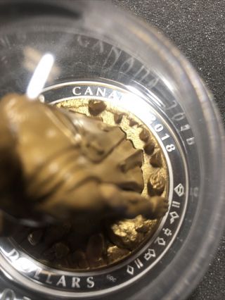 $100 2018 Fine Silver Sculpture Coin Superman The Last Son Of Krypton Canada 3