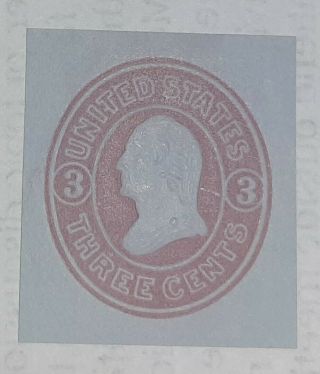 Us Stamp U36 Cut Square - - Scv $65
