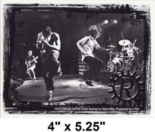 Rare Rage Against The Machine Stage 2000 Waterproof Vinyl Sticker 4 " X 5.  25 "