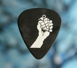Green Day // American Idiot The Musical Tour Guitar Pick // Black/white