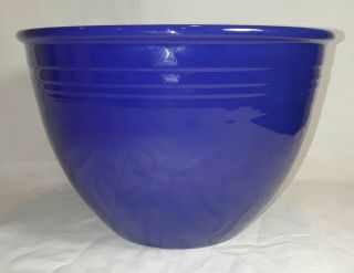 Vintage Fiesta Ware No.  5 Nesting Mixing Bowl Cobalt Blue
