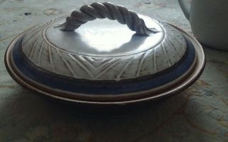Rich Hepp Signed Glaze Art Pottery Bowl With Lid : Handmade,  Concho Pottery