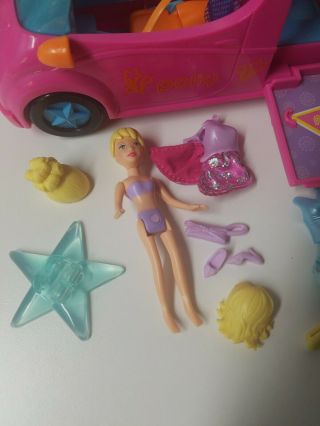 2005 Polly Pocket - Quik Clik - POLLY WORLD LIMO - SCENE Polly and accessories J1659 2