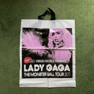 Rare Official Lady Gaga 2011 Monster Ball Tour Plastic Souvenir Bag