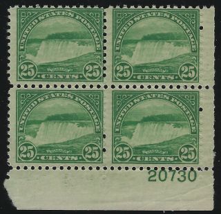 Us Stamps - Scott 699 - Perf 11 X 10.  5 - Mnh Plate Block (d - 011)