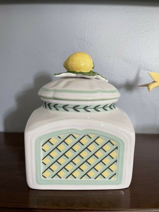 Villeroy & Boch FRENCH GARDEN CHARM Canister Citrus Limon 2