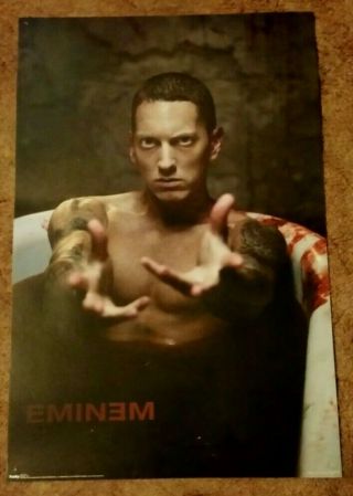 Eminem Bloodbath Poster 22x34 Relapse Horrorcore Rap Slim Shady Marshall Mathers