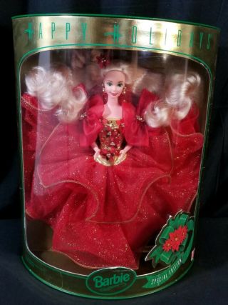 Mattel Barbie Doll Happy Holidays Special Edition 1993