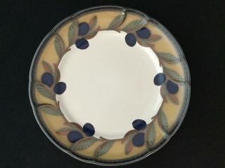 Set Of 8 Noritake Olive Wreath 8684 10 1/2 " Dinner Plates - Ships