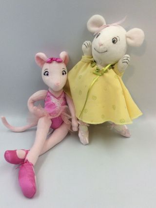 Angelina Ballerina 10” American Girl Doll And Fisher Price Mouse Plush
