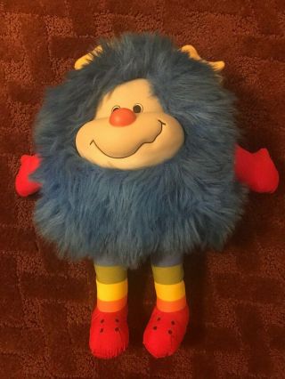 Rainbow Brite Sprite Blue Champ Mattel Hallmark Plush Doll Vintage 1983