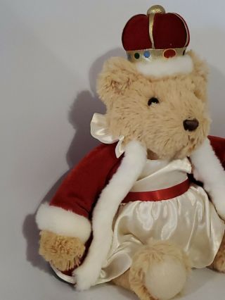 Harrods Knightsbridge Plush Teddy Bear British Crown Christmas 12 