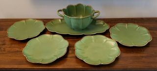 Southern Living At Home Verde Berry Bowl Set Including Platter And 4 Plates