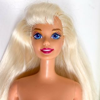 1995 Jewel Hair Mermaid Blonde Barbie Nude Doll Only