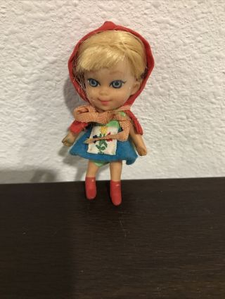 Vintage Liddle Kiddles Red Riding Hood Doll Ends Jan 4