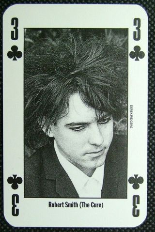 1 X Playing Card Nme Leader Of The Pack Robert Smith The Cure