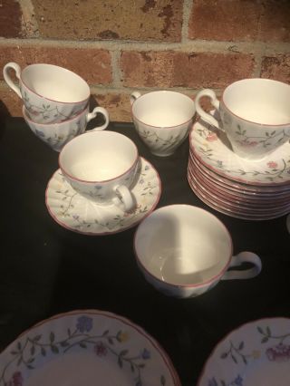 Johnson Brothers England SUMMER CHINTZ Cup,  Saucers and Bread Plates 2