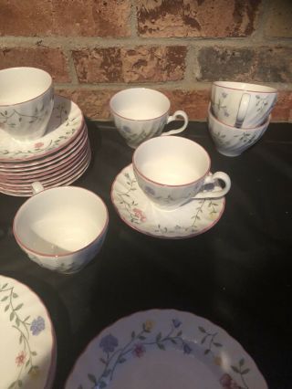 Johnson Brothers England SUMMER CHINTZ Cup,  Saucers and Bread Plates 3