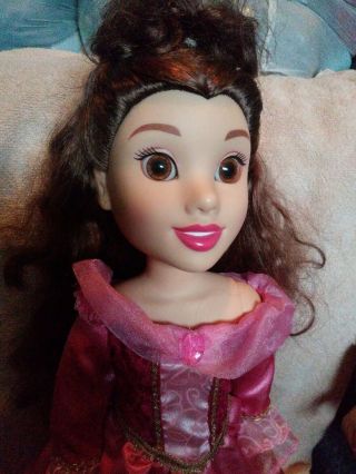 Jakks Pacific Disney Princess And Me Belle Doll 1st Edition 2010 18” Euc