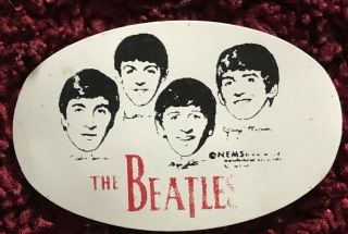 The Beatles Rare Oval Vinyl Label From Play Balls (u.  K.  1964).