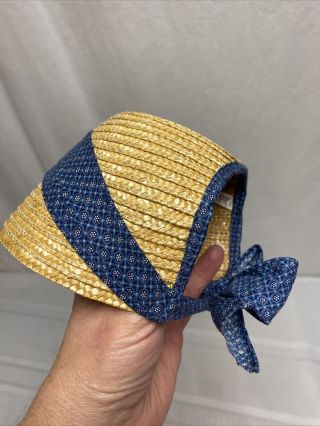 American Girl Doll Addy Meet Bonnet Straw Hat