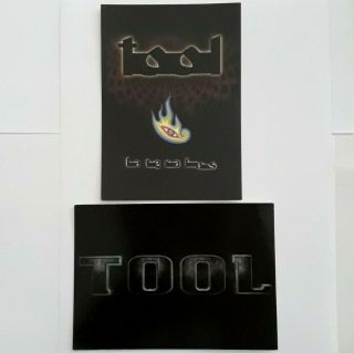 2 X Tool - Official Postcards - 2002 Lateralus / Ice Logo (tool Music Band)