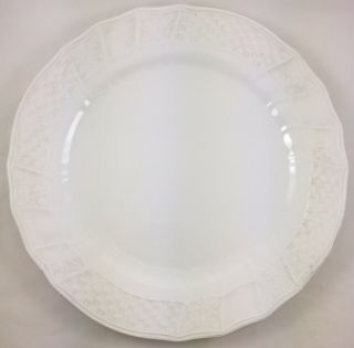 Set (s) Of 4 - Mikasa Renaissance White 11 " Dinner Plates -