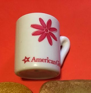AMERICAN GIRL DELICIOUS BREAKFAST Replacement Egg Bacon Pancake Toast Flower Cup 3