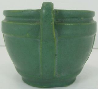 Roseville Pottery Arts & Crafts Matte Green Flower Pot Jardinière 548 - 4 2