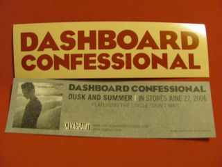 Dashboard Confessional Dusksummr Bike Board Amp Sticker