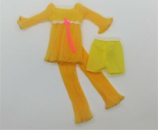 Vintage Barbie Clothes Mod Lemon Kick Outfit 1465