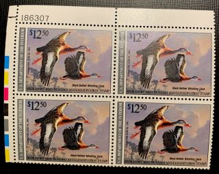 1990 Us Rw57 Plate Block Of 4 Us Federal Duck Stamp - Mnh Og