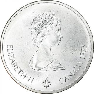 [ 891410] Coin,  Canada,  Elizabeth Ii,  World Map,  10 Dollars,  1973,  Ms (63)