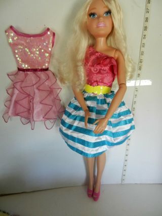 28 " Barbie Doll 2013 Best Fashion Friend Just Play W/ Extra Outfit