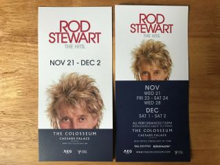 Rod Stewart - The Hits - 2 X Las Vegas Flyers (21 Nov To 2 Dec 2018)