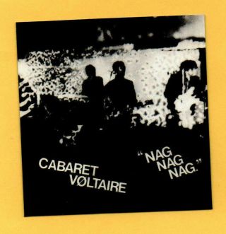 Cabaret Voltaire Fridge Magnet.  Post Punk,  Electronic.