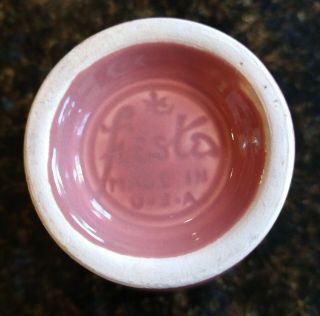 Vintage Fiesta Rose Egg Cup Fiestaware 2