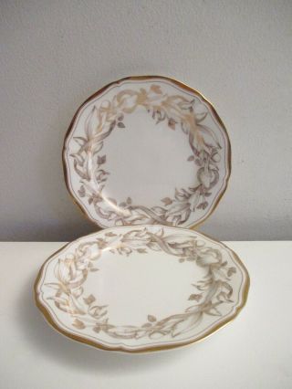 Vintage 1996 Tiffany & Co.  6 1/2 " Celebration Porcelain Plate Made In Japan X2