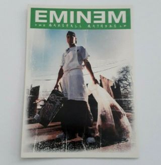 Eminem The Marshall Mathers Lp - Official Postcard - 2000 Slim Shady