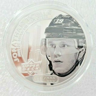 2017 Upper Deck Grandeur 1oz Frosted Silver Coin Jonathan Toews /1000