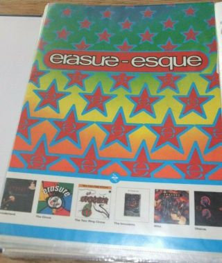 ☆☆ Erasure Erasure - Esque Album Rare Press Advert A4 Poster ☆☆