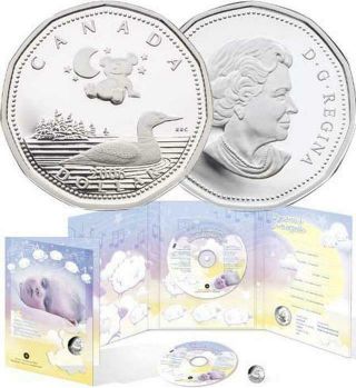 Canada - 2006 Baby Lullabies Cd & Silver Coin Set With Orig.  Rcm Package -