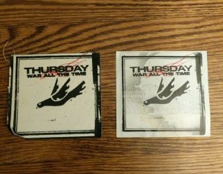 Thursday War All The Time Emo Screamo Band Patch And Sticker