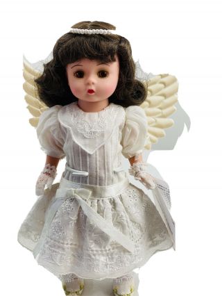 Madame Alexander Doll 8 Inch Sundays Child Angel Wings Halo Stand Box 27800