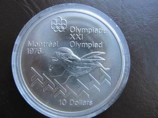 Canada 10 Dollars 1975 Silver Coin Proof Men 