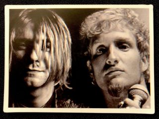 Nirvana Kurt Cobain Sticker “dual Photo” 2“ X 3“