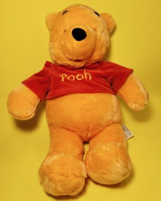 Winnie The Pooh Build A Bear Plush 18 " (discontinued) Babw Stuffed Animal