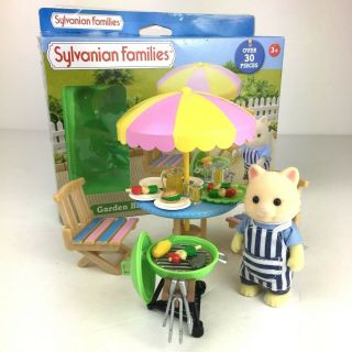 Sylvanian Families Garden Barbecue Set Complete Boxed Calico Critters 4869